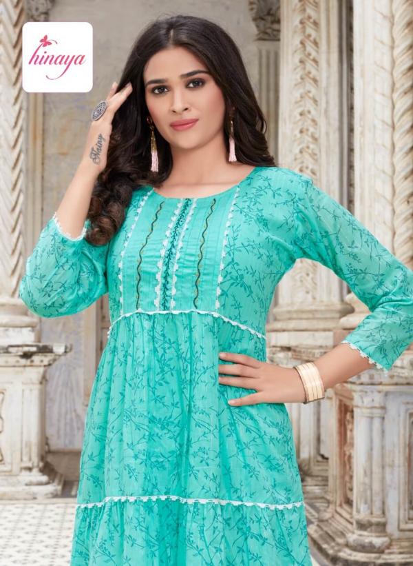 Hinaya Saraa Vol 1 Cotton Designer Exclusive Kurti Collection